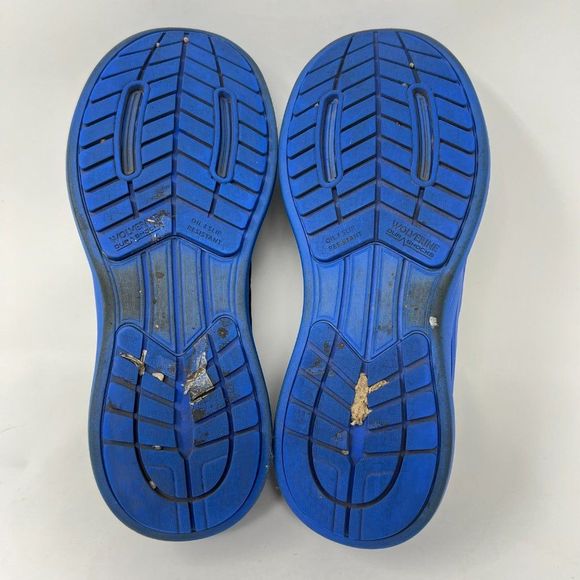Wolverine Work Shoe Steel Toe Size 9W Women’s Non-Slip Black Blue Sneakers - Picture 10 of 10